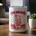Coffee Mug — "Jesus and Coffee: Caffeinated & Consecrated" Insulated 10oz