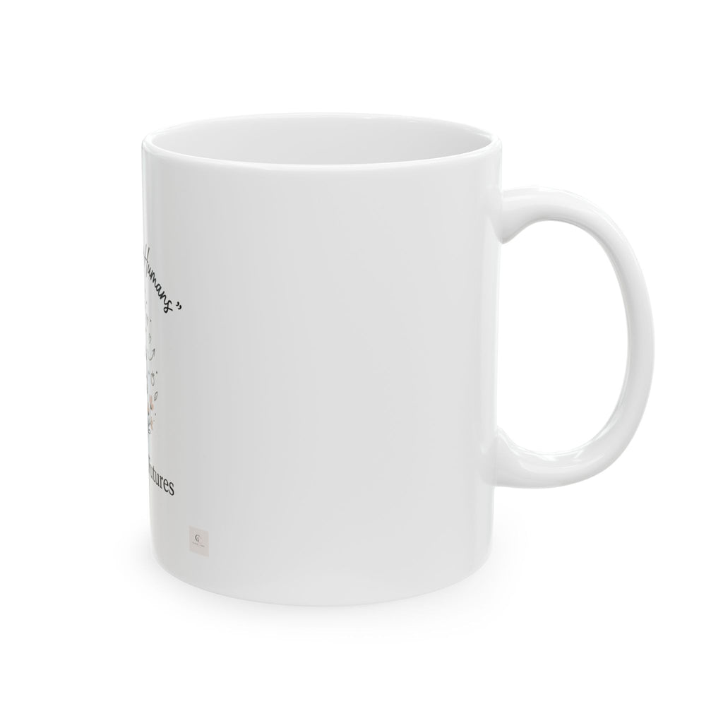 Teacher Mug — "Teaching Tiny Humans, Creating Big Futures" Ceramic Coffee Cup