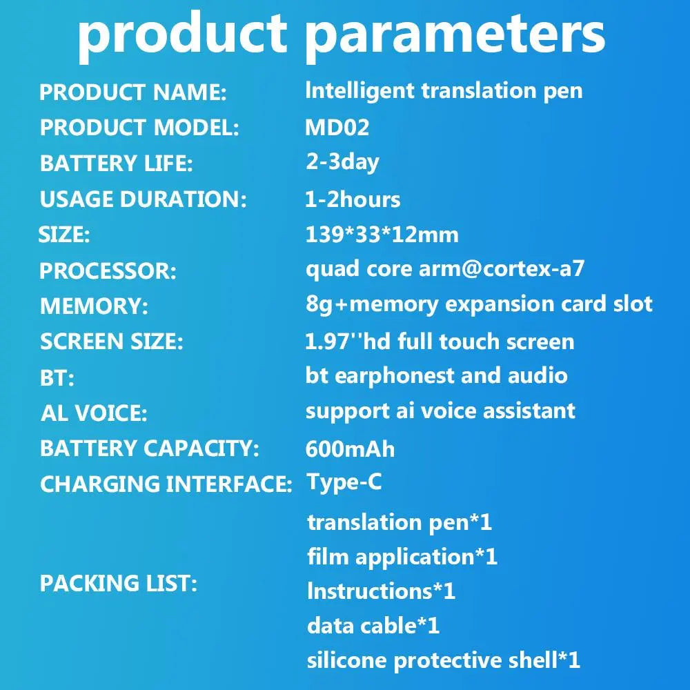 Revolutionary Smart Translation Pen - Your Ultimate Language Companion for Travel, Study, and Gifts