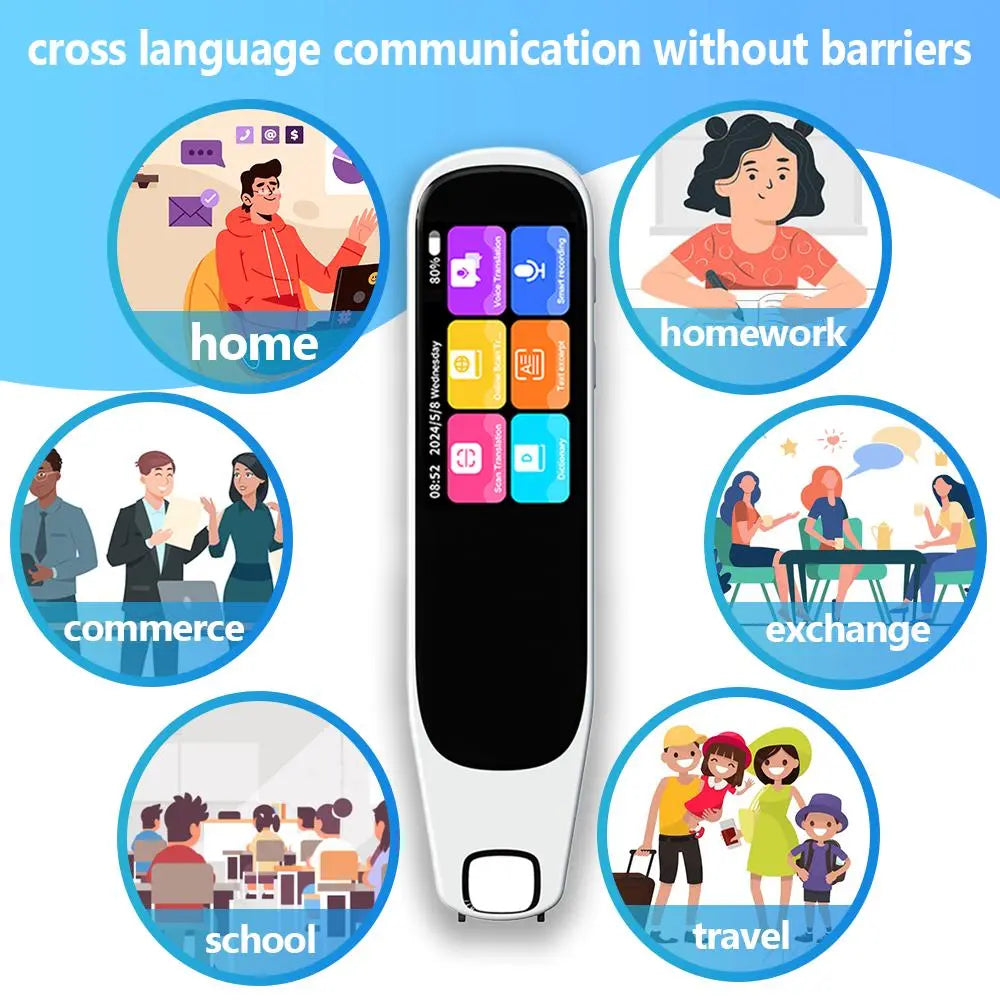 Revolutionary Smart Translation Pen - Your Ultimate Language Companion for Travel, Study, and Gifts