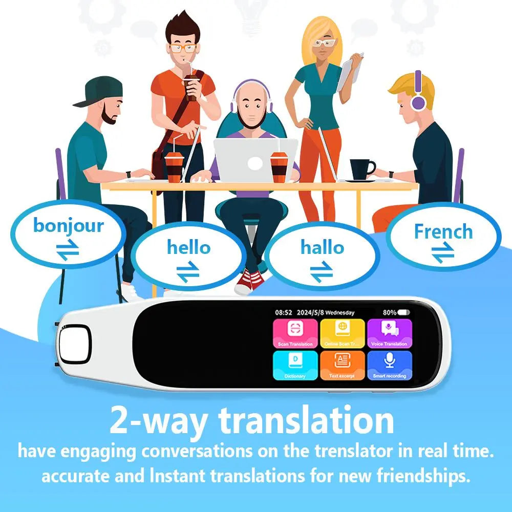 Revolutionary Smart Translation Pen - Your Ultimate Language Companion for Travel, Study, and Gifts