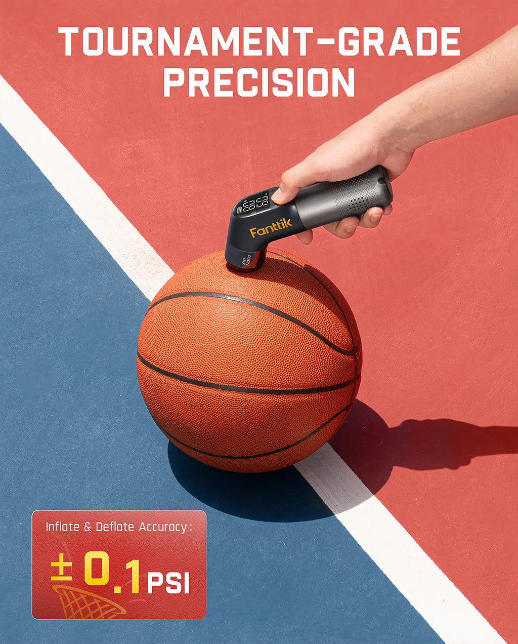 Revolutionize Your Game with the Fanttik X10 Nano Electric Ball Pump - Fast Inflation & Deflation with Precision Gauge for All Your Sports Balls