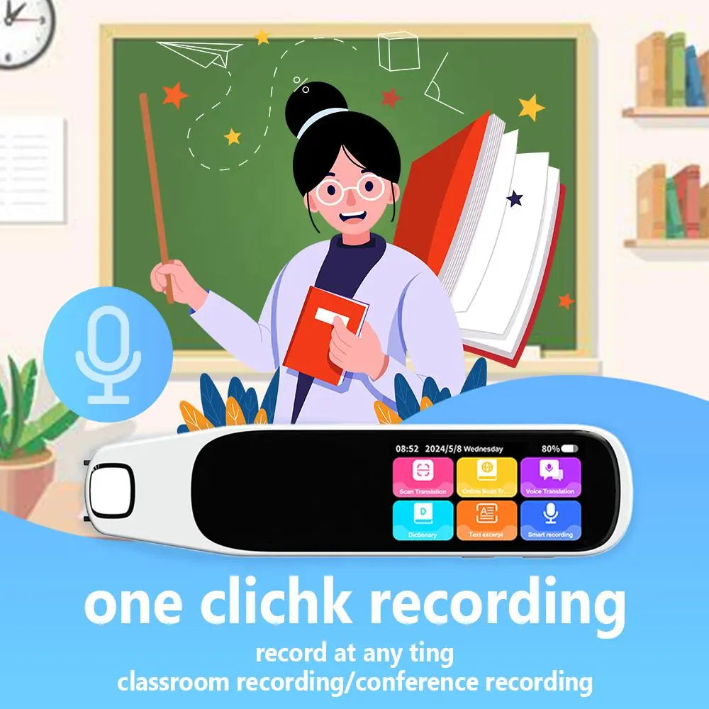 Revolutionary Smart Translation Pen - Your Ultimate Language Companion for Travel, Study, and Gifts