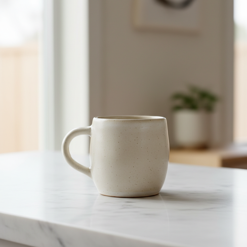 Chic Vibes Ceramic Mug lifestyle photo